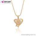 32429 Xuping luxury heart shaped 18k gold plated pendant dancing stone women jewelry